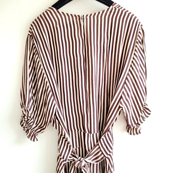 Faithfull The Brand Farah Brighton Stripe Midi Dress NWT Size 6/Medium - Picture 12 of 16